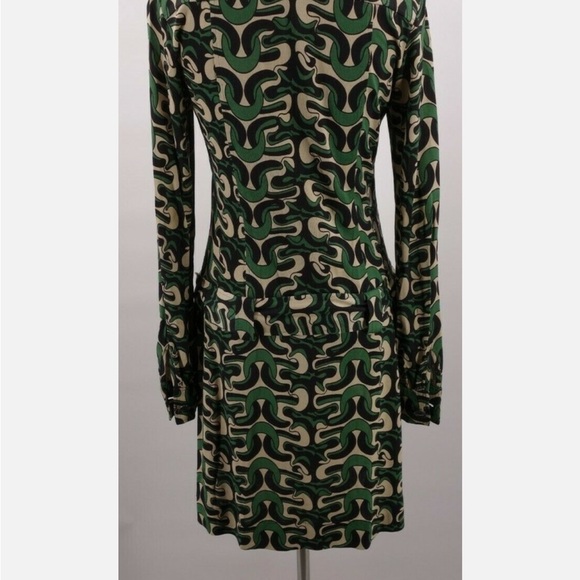 Diane von Furstenberg Silk Long Sleeve Dress, 2 - Picture 14 of 15